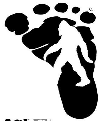 BigFoot Track Vinyl Sticker