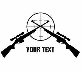 Custom Rifle Sticker 1606