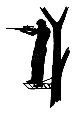 Deer Hunter Tree Decal 2