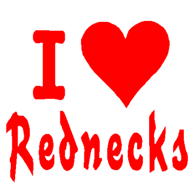 Love Rednecks Decal 982