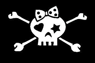 PIRATE GIRL Vinyl Die Cut Decal Sticker