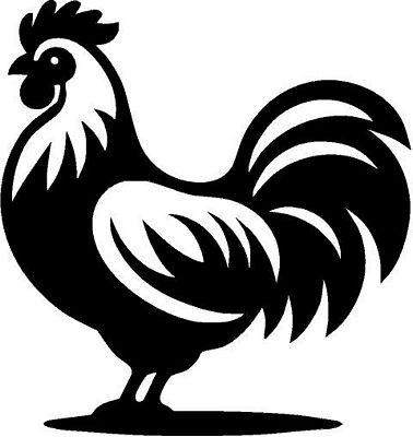 ROOSTER ANIMAL DECAL 3