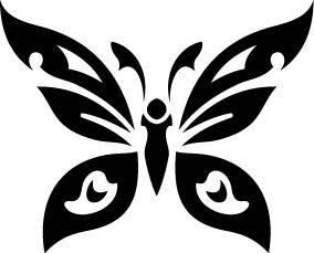 Butterfly Vinyl Window or Wall Decal 4