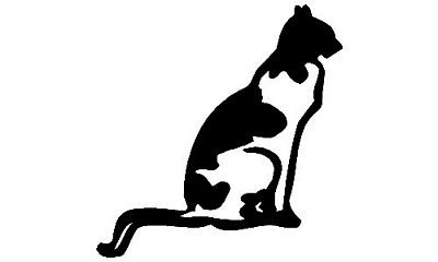 Cat decal 11