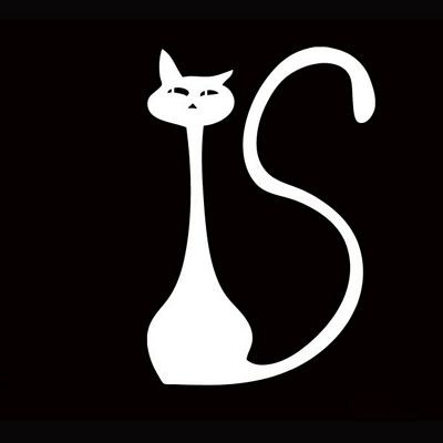 Cute Cat Silhouette Car Sticker