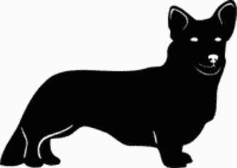 Welsh Corgi Dog Decal 15b