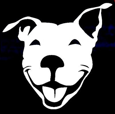Happy Jack Pitbull Window Decal