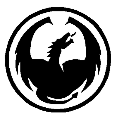 Dragon circle decal 208