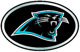 NFL Carolina Panthers Color Auto Emblem