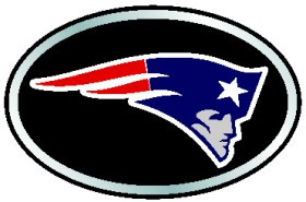 NFL New England Patriots Color Auto Emblem