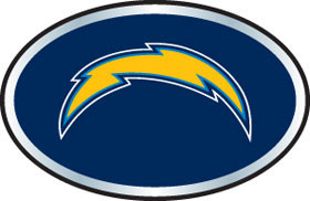NFL San Diego Chargers Color Auto Emblem