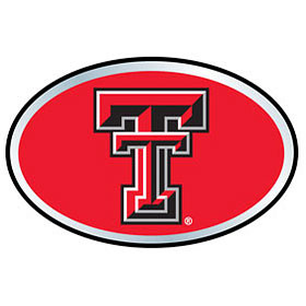 NCAA Texas Tech Red Raiders Color Auto Emblem