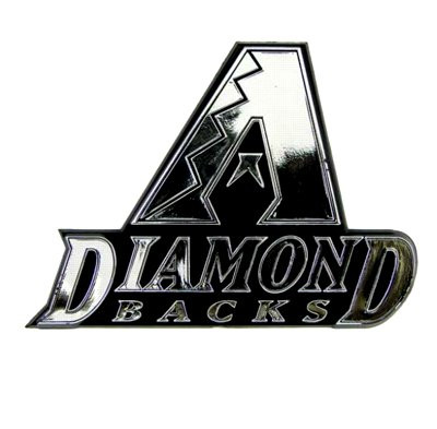 MLB Arizona Diamondbacks Chrome Silver Emblem