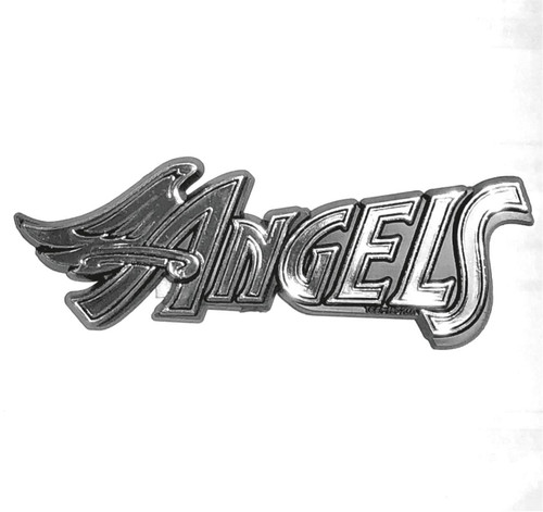 MLB Los Angeles Angels of Anaheim Script Silver Auto Emblem