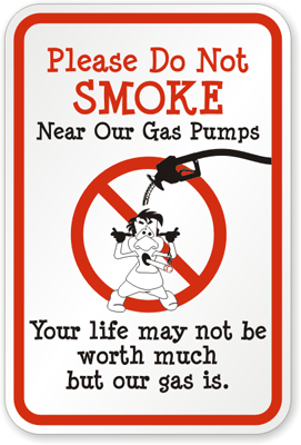 Funny No Smoking Sign