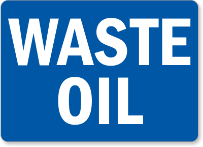 Waste Oi Chemical Hazard Sign 1