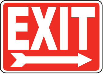 Exit Entrance Sign 08