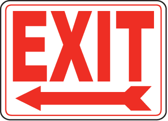 Exit Entrance Sign 11