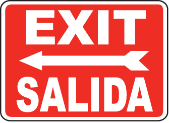 Exit Entrance Sign 27