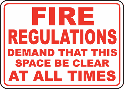 Fire Alarm Sign 36