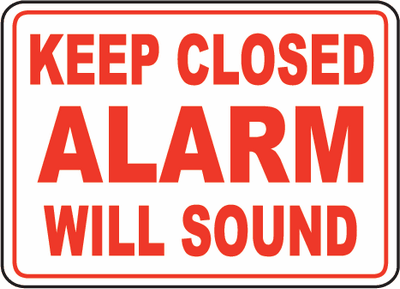Fire Alarm Sign 52