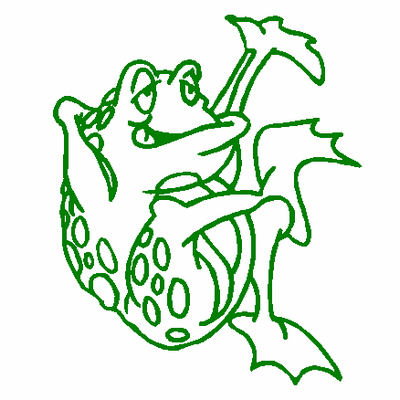 Frog vinyl decal 021