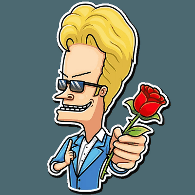 beavis and butthead mtv funny cartoon sticker 20