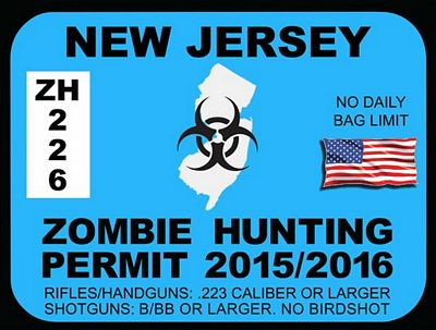NEW JERSEY ZOMBIE