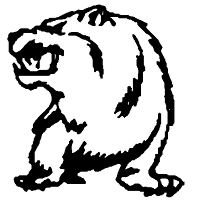 Grizzly Bear decal 628