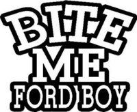 Bite Me Ford Boy Decal