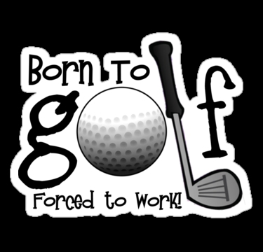 golf born to sticker