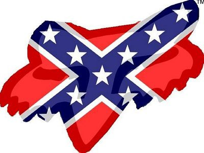 f head rebel flag sticker