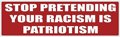 Stop Pretending Anti Racist Bumper Sticker