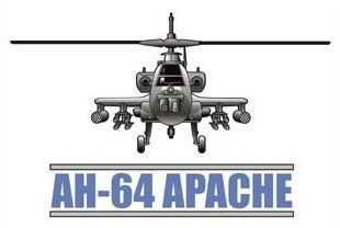AH64 Apache Sticker