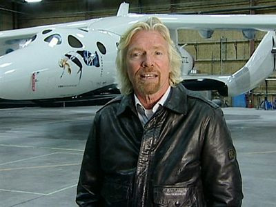 Virgin Galactic Richard Branson Spaceship