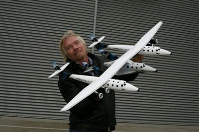 Virgin Galactic sir richard branson mother ship