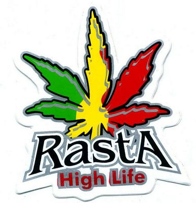Rasta Reggae Sticker Weed 420 Decal 12