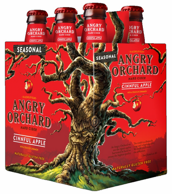 Angry Orchard Hard Cinnful Apple Cider Siz Pack Sticker