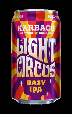 KARBACH Light Circus HAZY IPA CAN SHAPED STICKER
