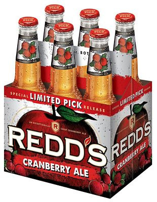 redds cranberry six pack sticker
