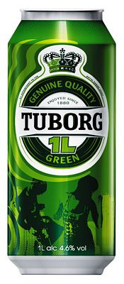 Tuborg Green can Decal