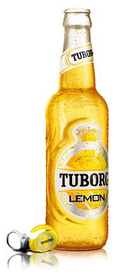 Tuborg Lemon bottle Decal