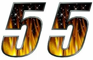 Digital Fill, Two Digit Race Number Kit