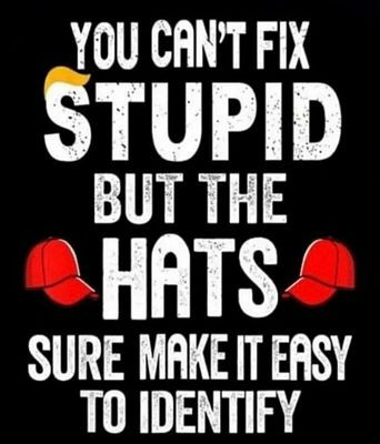 cant fix stupid maga hat sticker