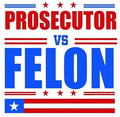 prosecution vs felon sticker