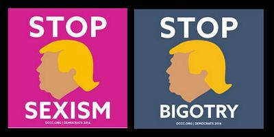 STOP SEXISM STOP BIGOTRY STICKER