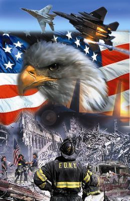 Color Patriotic Color Decals and Stickers 13