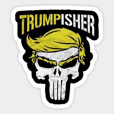 2020 TRUMPISHER STICKER