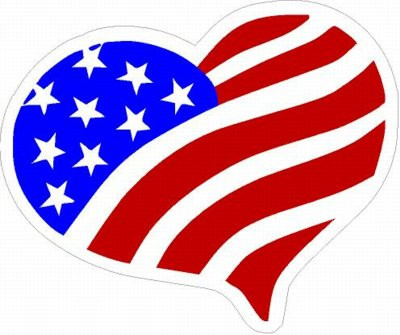 HEART USA FLAG STICKER
