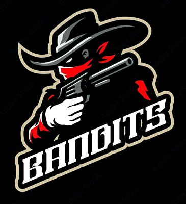 Bandits Logo Cigarette Logo Sticker